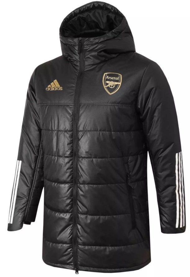 Jaqueta Winter oficial Adidas Arsenal 2020 2021 Preta